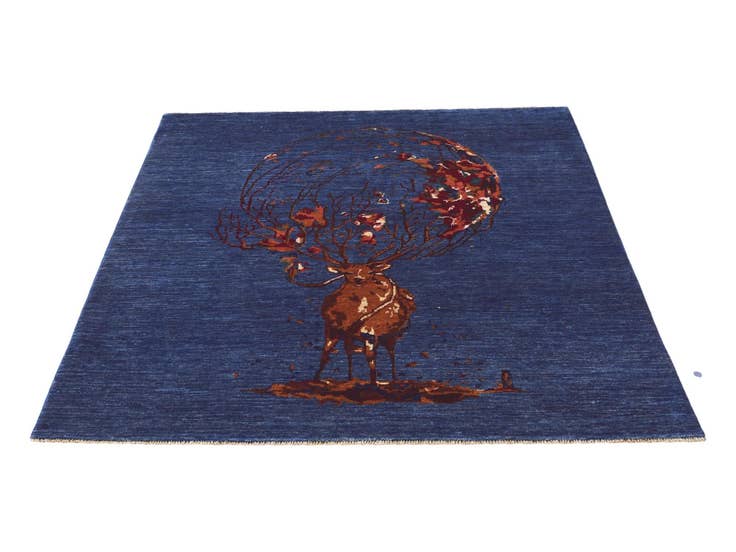 Detail image of 5' 3 x 6' 6 Hand Knotted Ariana Ziegler Rug