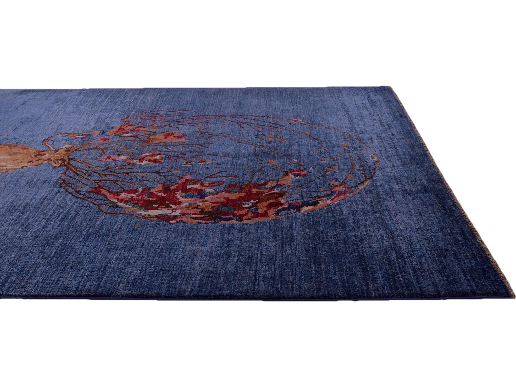 5' 3 x 6' 6 Hand Knotted Ariana Ziegler Rug