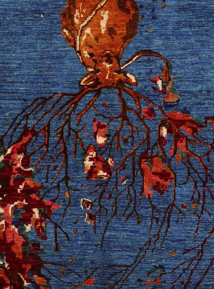 5' 3 x 6' 6 Hand Knotted Ariana Ziegler Rug