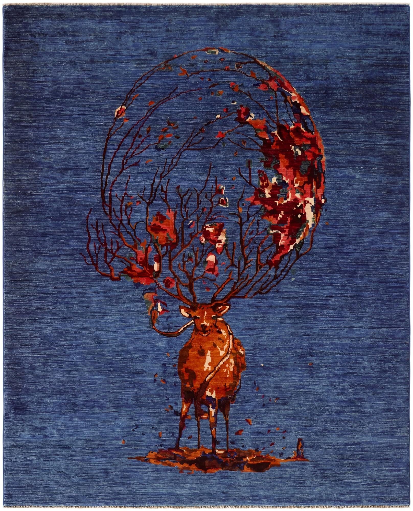 5' 3 x 6' 6 Hand Knotted Ariana Ziegler Rug