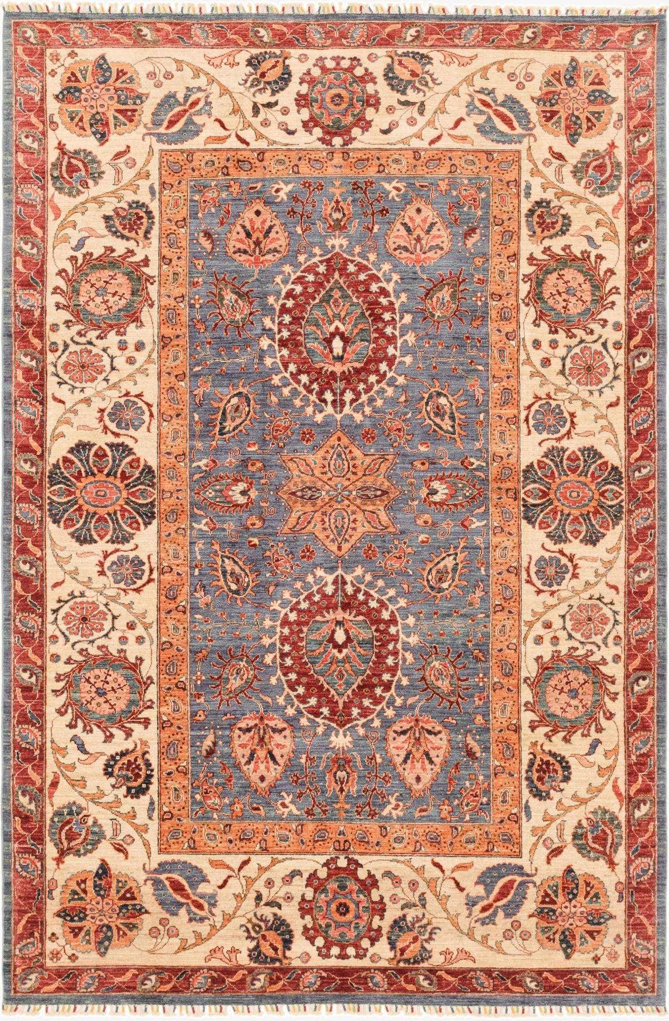 6' 9 x 10' 1  Hand Knotted Ariana Ziegler Rug