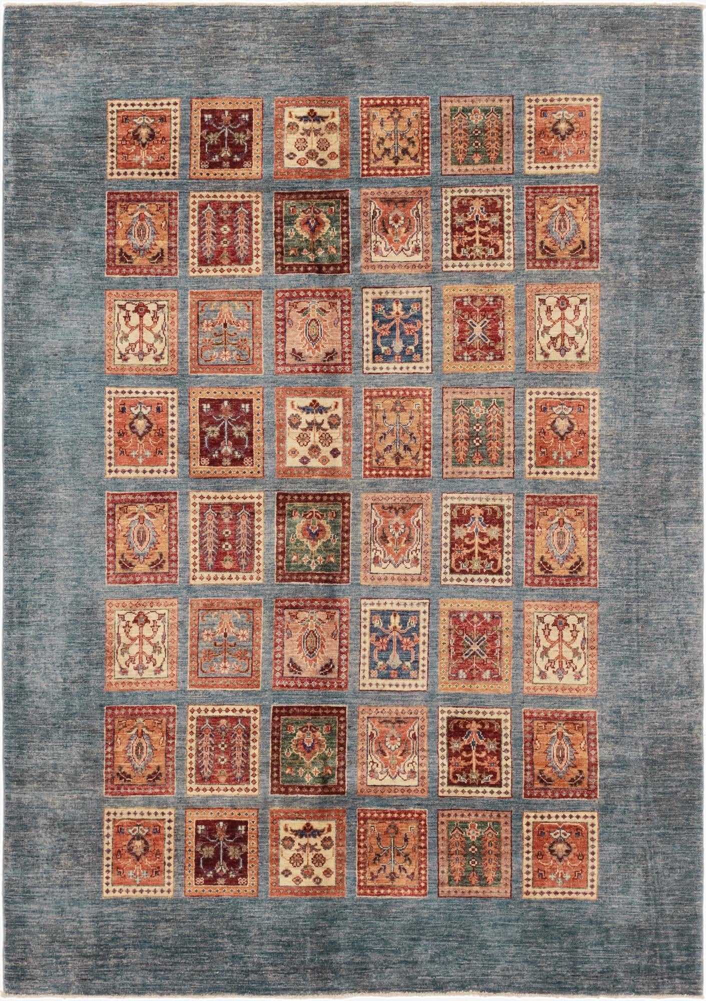 5' 9 x 8' 1  Hand Knotted Ariana Ziegler Rug