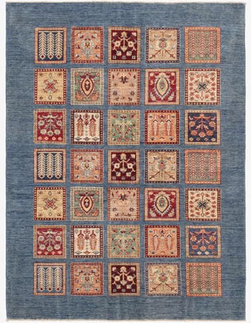 5' 2 x 6' 10 Hand Knotted Ariana Ziegler Rug
