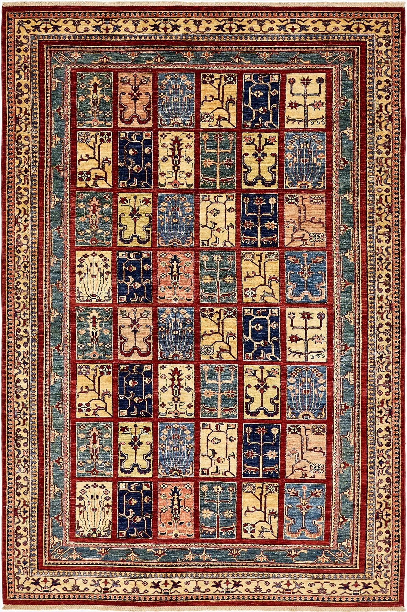 6' 6 x 10'  Hand Knotted Ariana Ziegler Rug