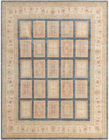 8' x 10' 5 Hand Knotted Ariana Ziegler Oriental Rug