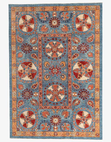 6' 7 x 9' 7 Hand Knotted Ariana Ziegler Rug