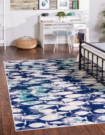 Blue Ariel Rug