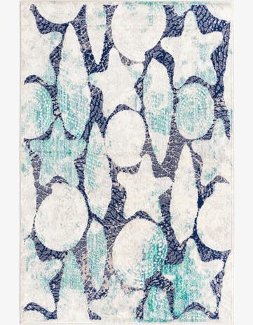 Blue Ariel Rug