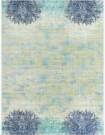 Blue Ariel Rug