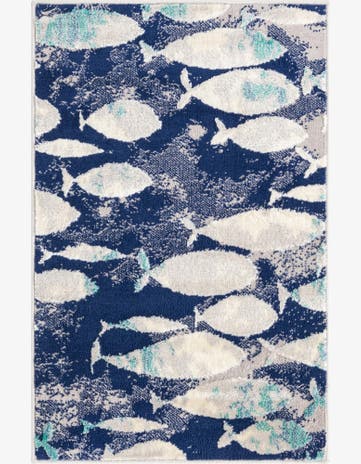 Blue Ariel Rug
