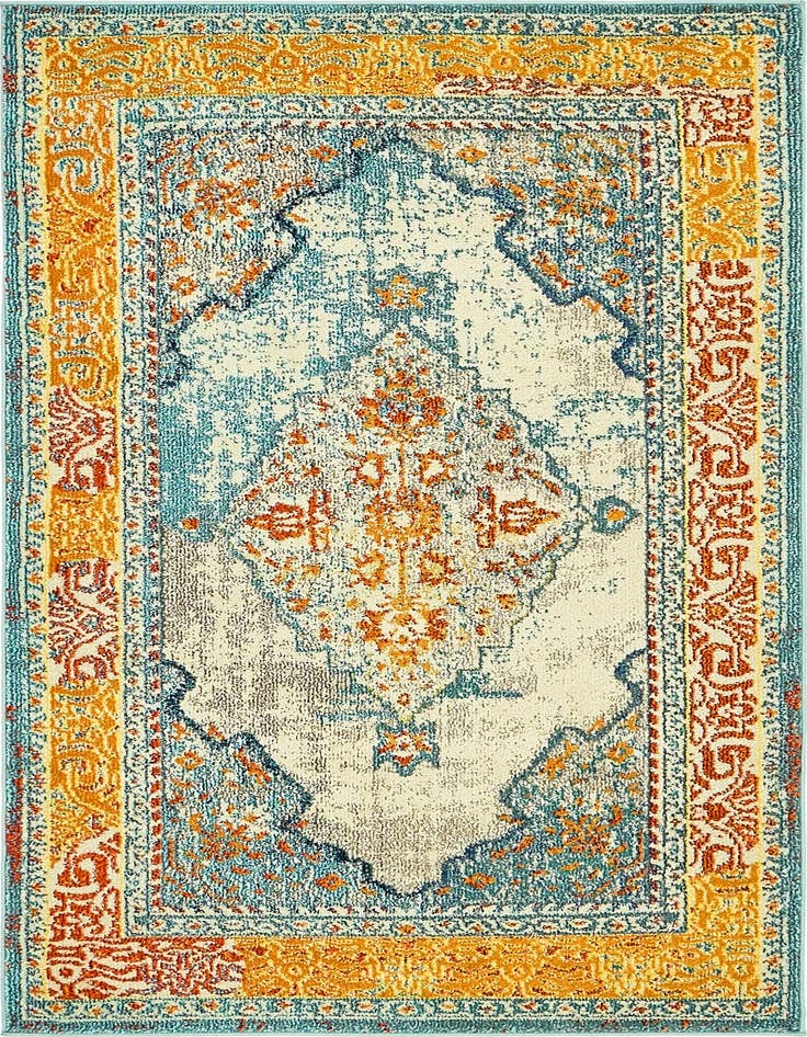Detail image of 4' x 6' Washable Arte Rug