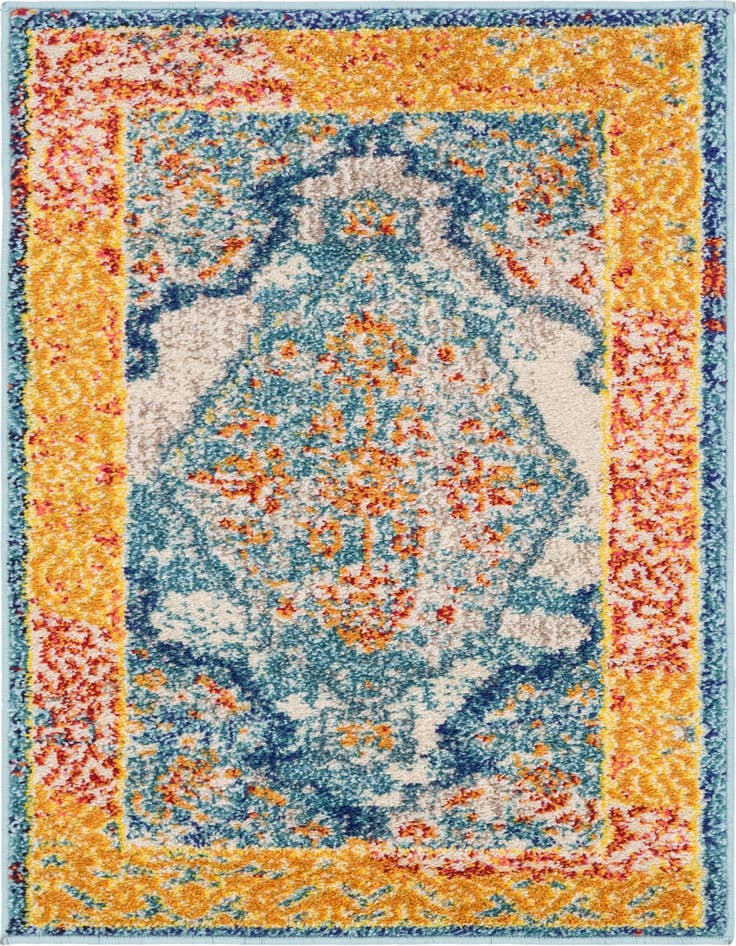 Detail image of 2' 2 x 3' Washable Arte Rug
