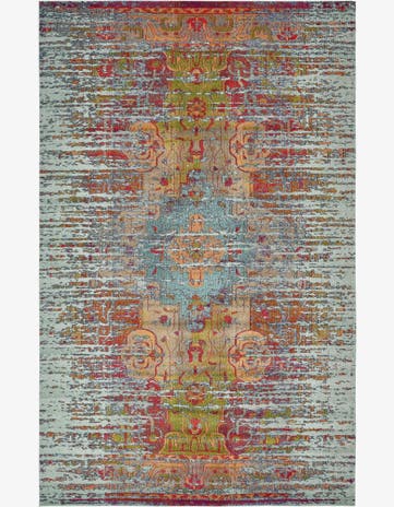 Blue Washable Arte Rug