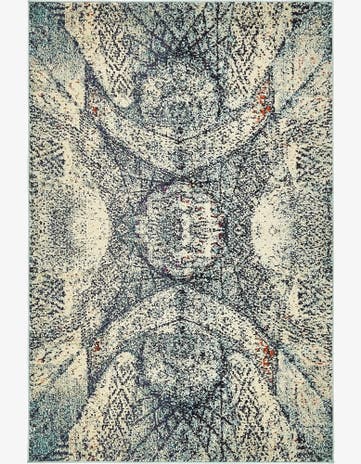 Blue Washable Arte Rug