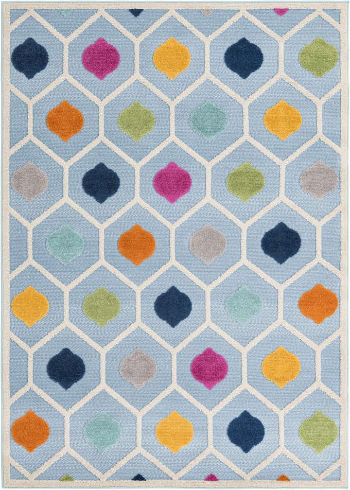 5' 3 x 8' Easy-Clean Aruba Indoor / Outdoor Rug