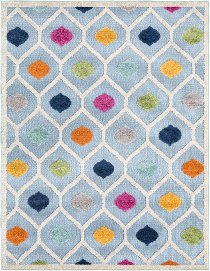 Detail image of 4' x 6' Easy-Clean Aruba Indoor / Outdoor Rug
