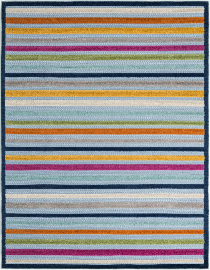Detail image of 5' 3 x 8' Easy-Clean Aruba Indoor / Outdoor Rug
