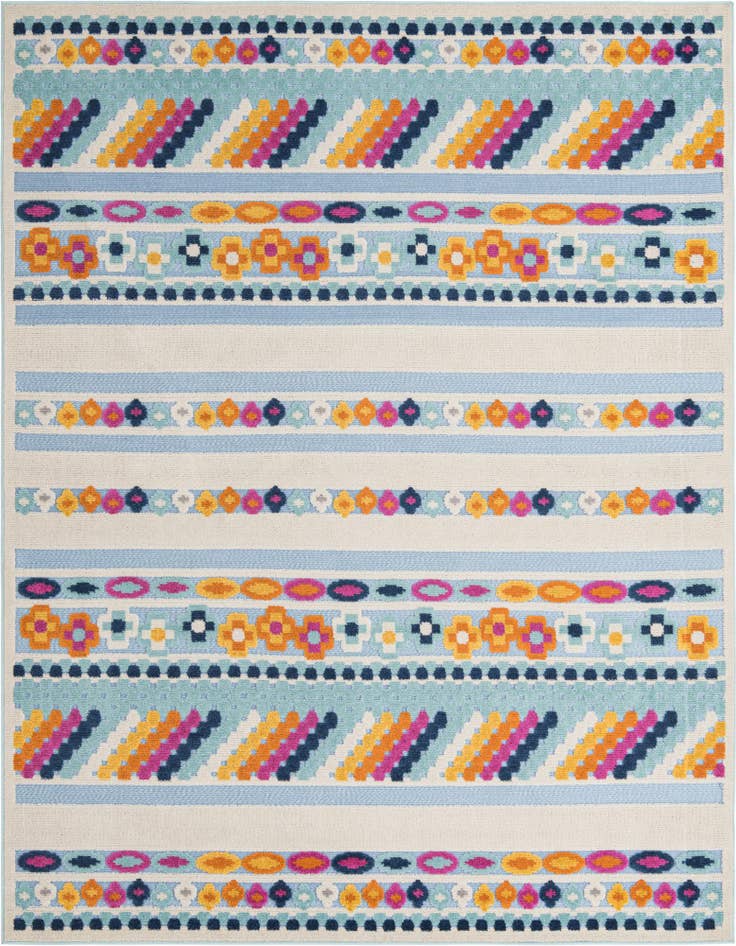 Detail image of 7' 10 x 10' Easy-Clean Aruba Indoor / Outdoor Rug