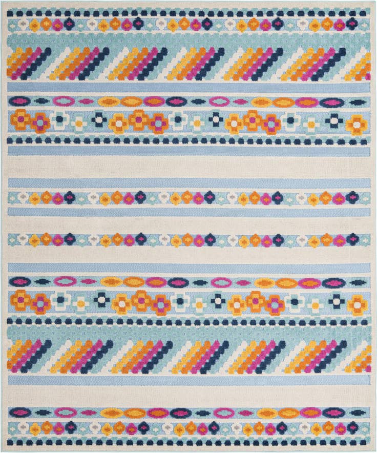 Detail image of 7' 10 x 10' Easy-Clean Aruba Indoor / Outdoor Rug