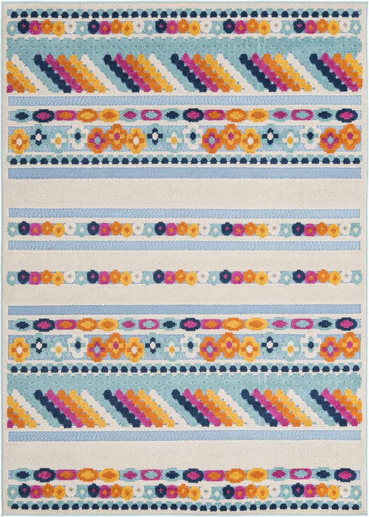 5' 3 x 8' Easy-Clean Aruba Indoor / Outdoor Rug