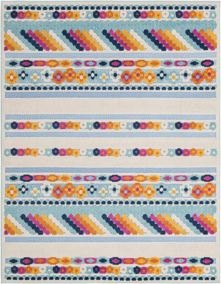 Detail image of 4' x 6' Easy-Clean Aruba Indoor / Outdoor Rug