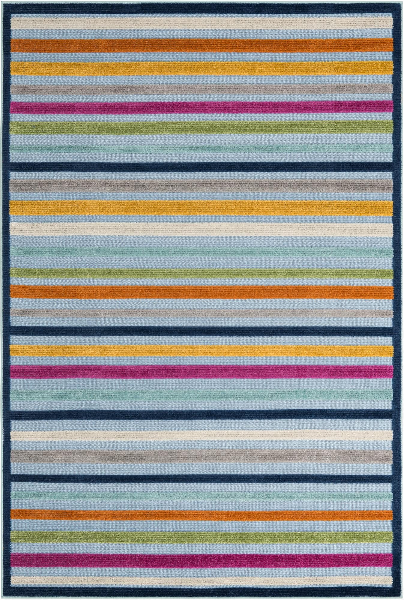 Primary image 5' 3 x 8'  Washable Aruba Indoor / Outdoor Rug