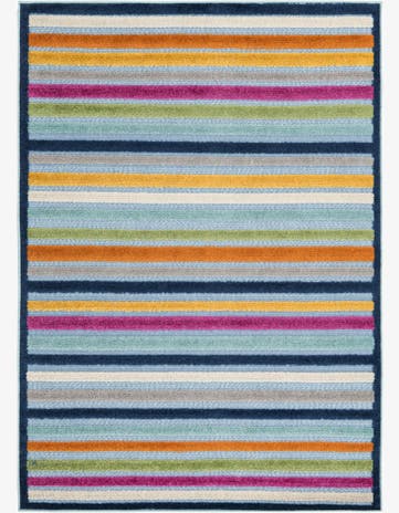 Blue Easy-Clean Aruba Indoor / Outdoor Rug