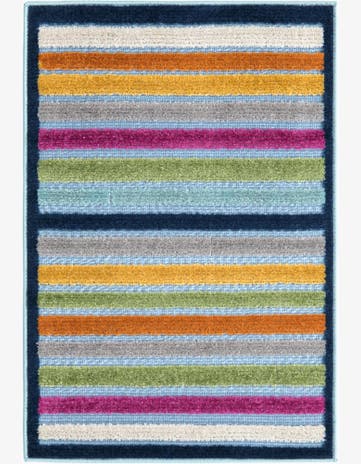 Blue Easy-Clean Aruba Indoor / Outdoor Rug
