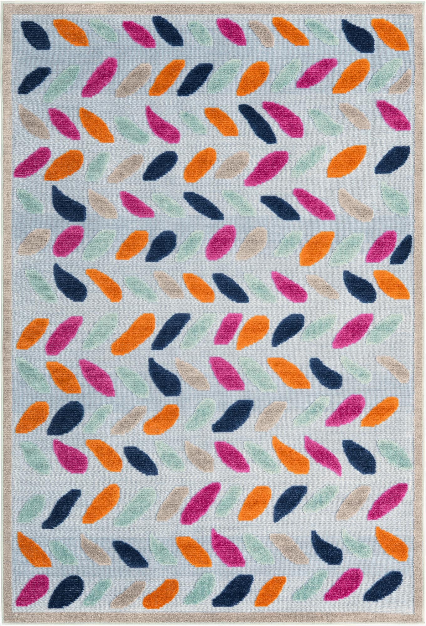 5' 3 x 8'  Washable Aruba Indoor / Outdoor Rug