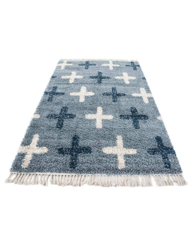 Detail image of 5' 3 x 7' 8 Athena Shag Rug