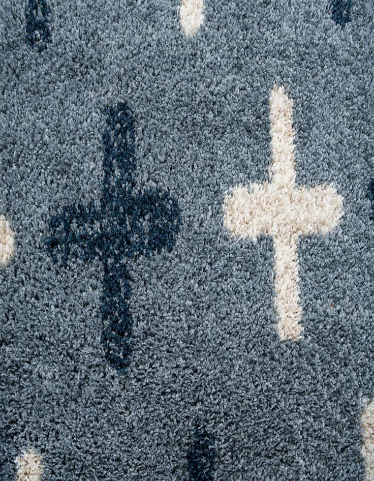 Detail image of 5' 3 x 7' 8 Athena Shag Rug