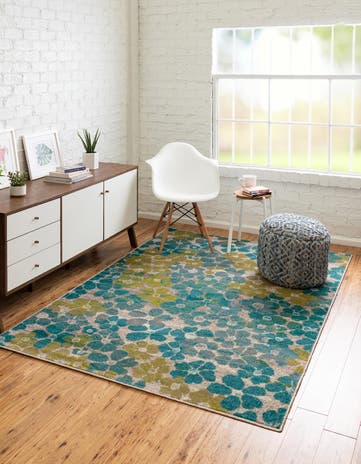 Blue Azalea Rug