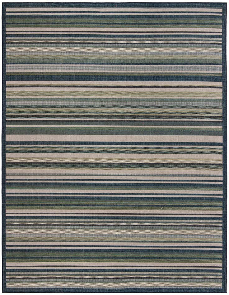 Detail image of 9' x 12' Easy-Clean Baja Indoor / Outdoor Rug