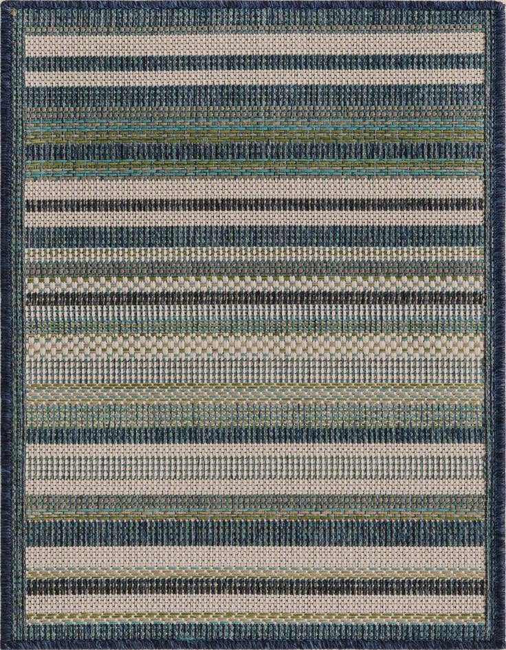 Detail image of 2' x 3' Easy-Clean Baja Indoor / Outdoor Rug
