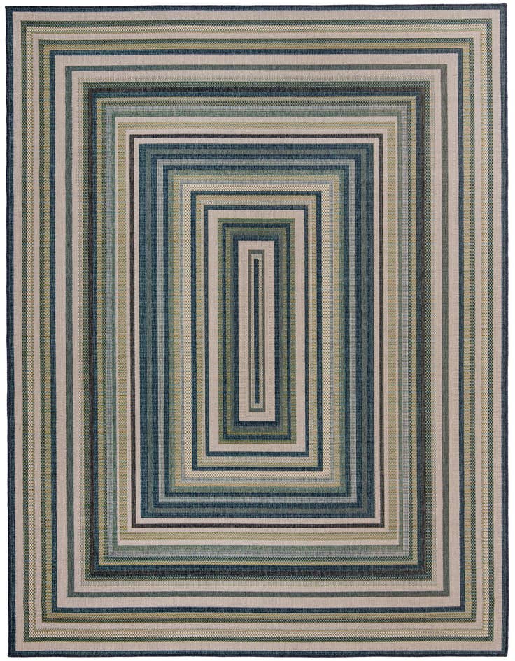 Detail image of 9' x 12' Easy-Clean Baja Indoor / Outdoor Rug