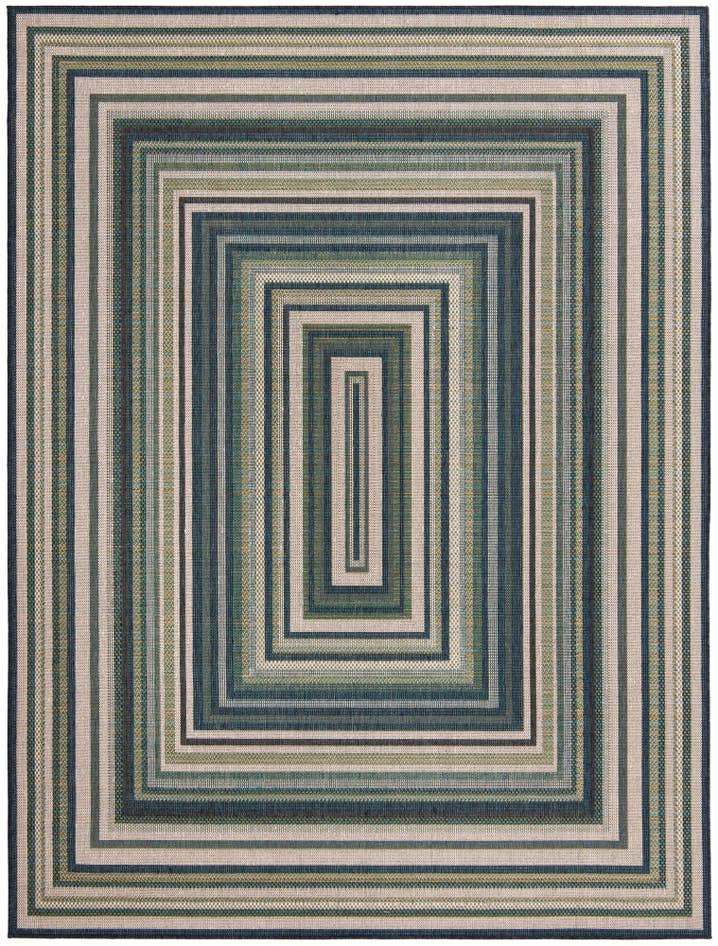 Detail image of 7' 10 x 10' Easy-Clean Baja Indoor / Outdoor Rug