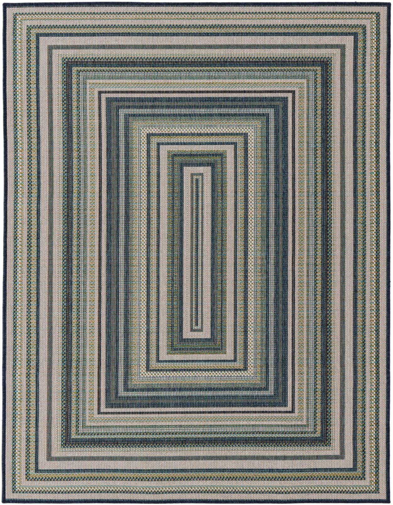 5' 3 x 7' 7 Easy-Clean Baja Indoor / Outdoor Rug