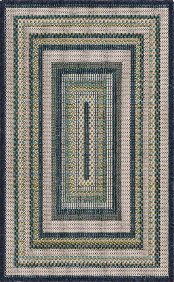 Detail image of 2' x 3' Easy-Clean Baja Indoor / Outdoor Rug