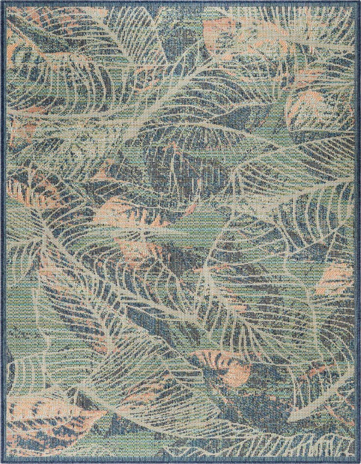 Detail image of 5' 3 x 7' 7 Easy-Clean Baja Indoor / Outdoor Rug