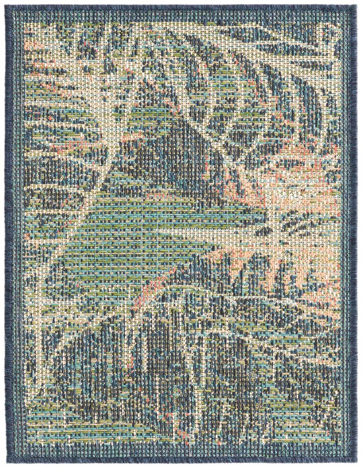Detail image of 2' x 3' Easy-Clean Baja Indoor / Outdoor Rug