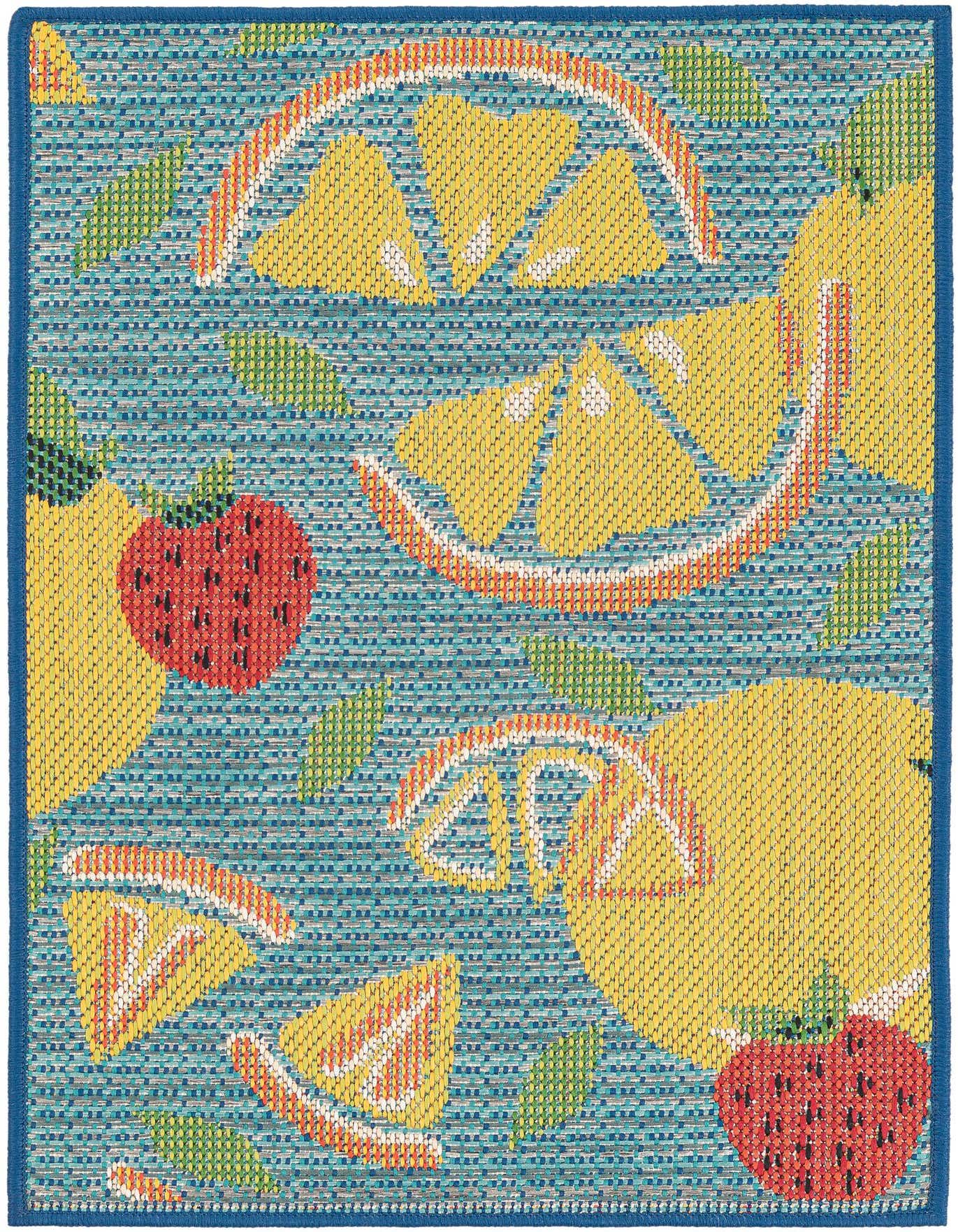 2' x 3' 1 Easy-Clean Baja Indoor / Outdoor Rug