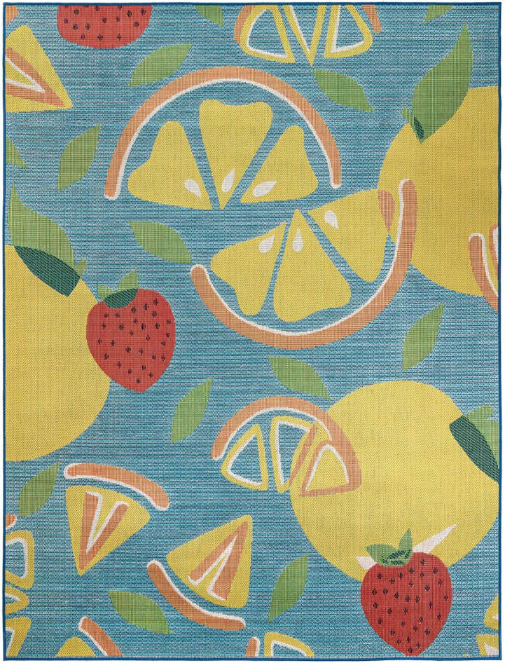 Detail image of 7' 10 x 10' Easy-Clean Baja Indoor / Outdoor Rug