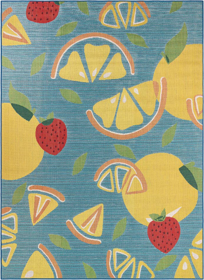 Detail image of 9' x 12' Easy-Clean Baja Indoor / Outdoor Rug