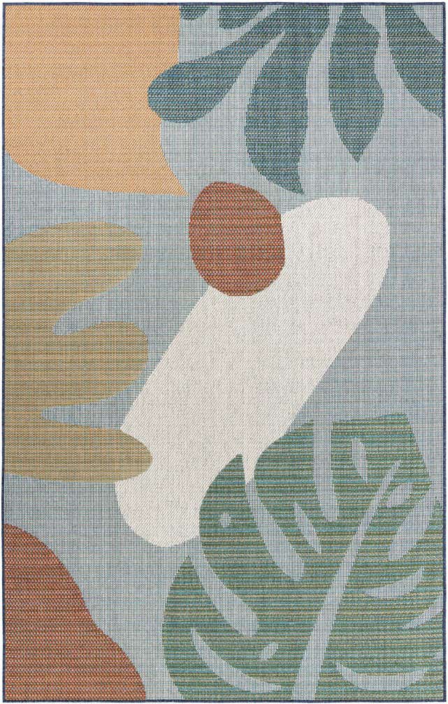 5' 3 x 8' Easy-Clean Baja Indoor / Outdoor Rug