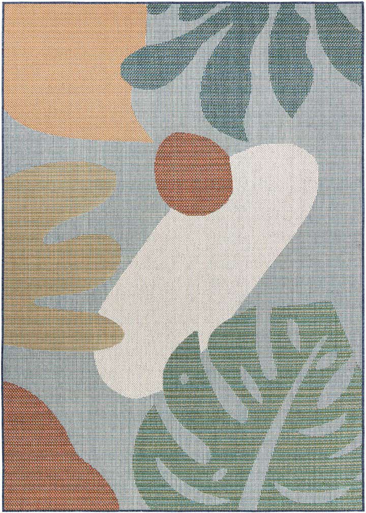 6' 1 x 9' Easy-Clean Baja Indoor / Outdoor Rug