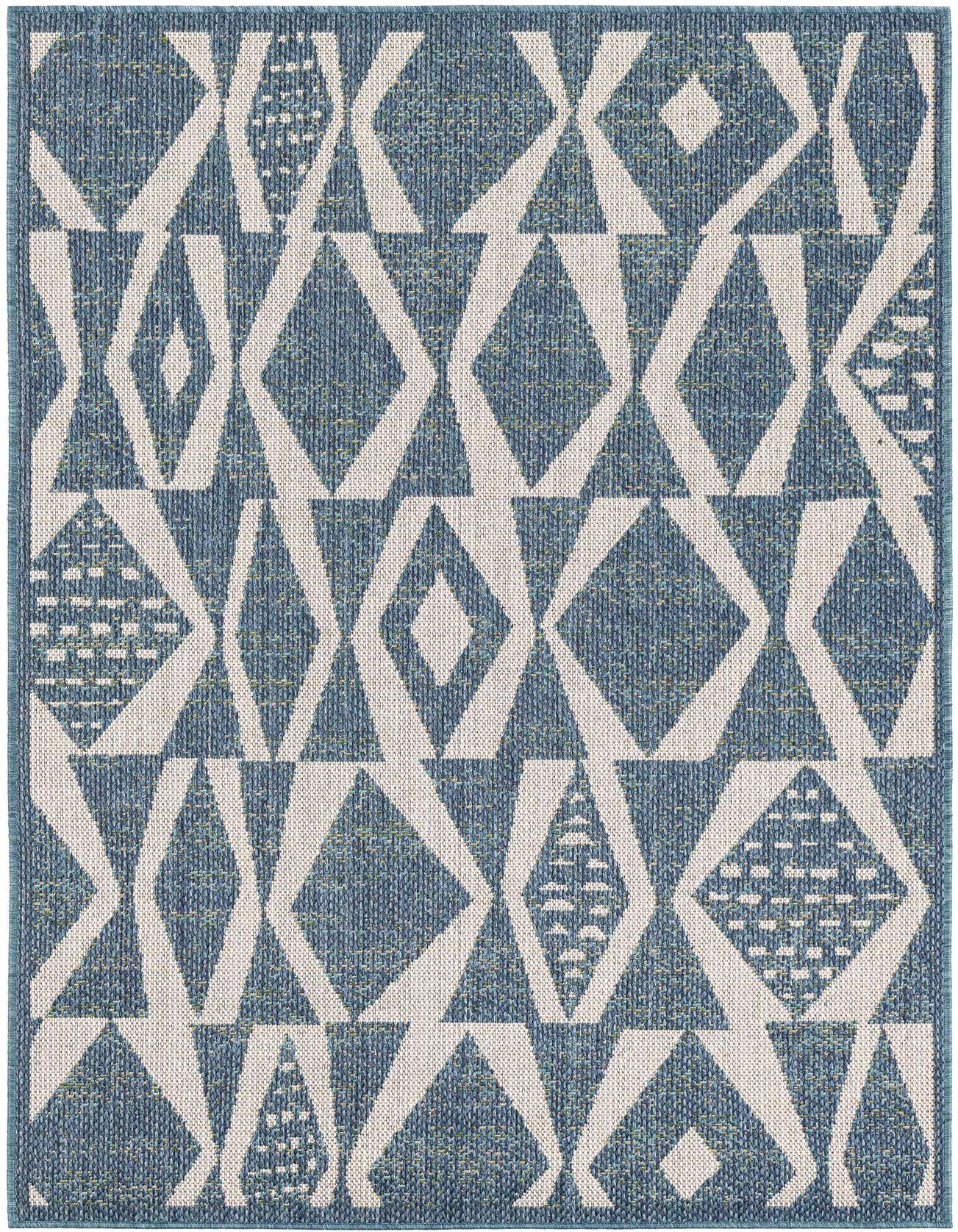 4' 1 x 6' 1 Easy-Clean Baja Indoor / Outdoor Rug