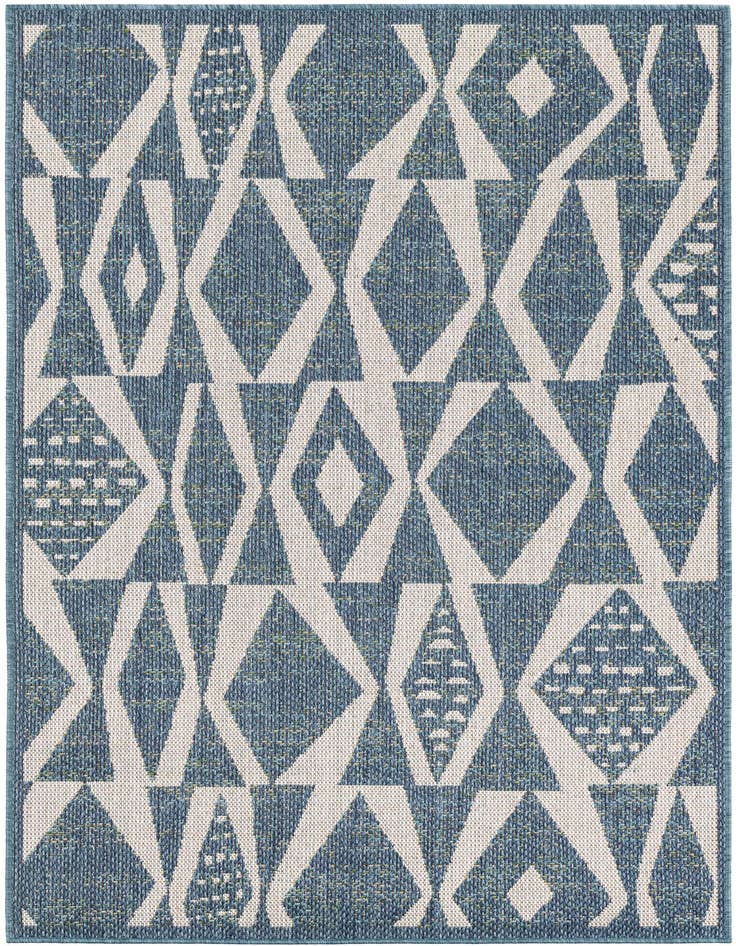 Detail image of 4' 1 x 6' 1 Easy-Clean Baja Indoor / Outdoor Rug