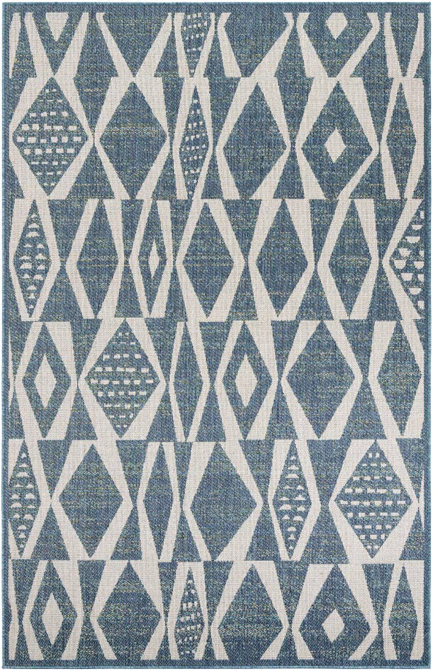 Detail image of 6' 1 x 9' Easy-Clean Baja Indoor / Outdoor Rug