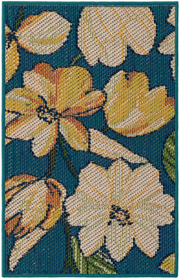 Detail image of 2' x 3' Easy-Clean Baja Indoor / Outdoor Rug
