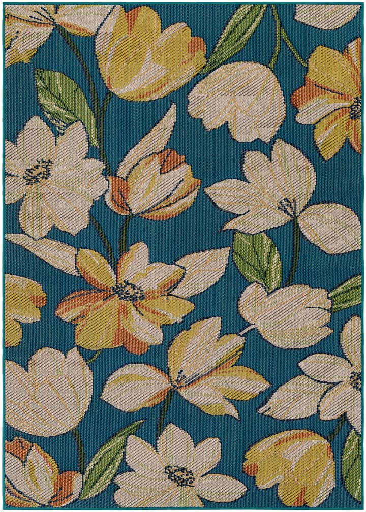5' 3 x 8' Easy-Clean Baja Indoor / Outdoor Rug